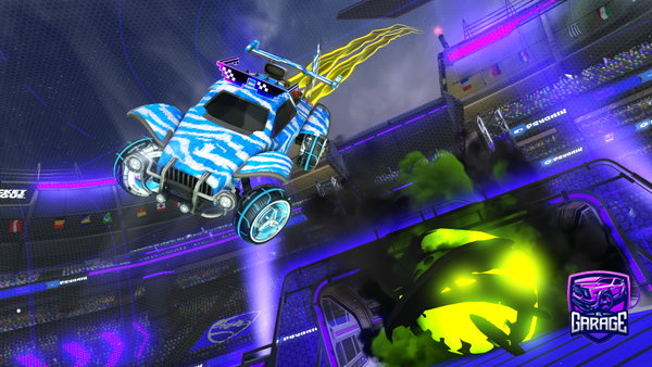 A Rocket League car design from Vaggososougias