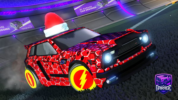 A Rocket League car design from Hdudnudb