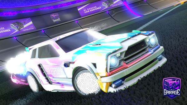 A Rocket League car design from JMarkall