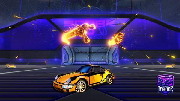 A Rocket League car design from Bymatias16
