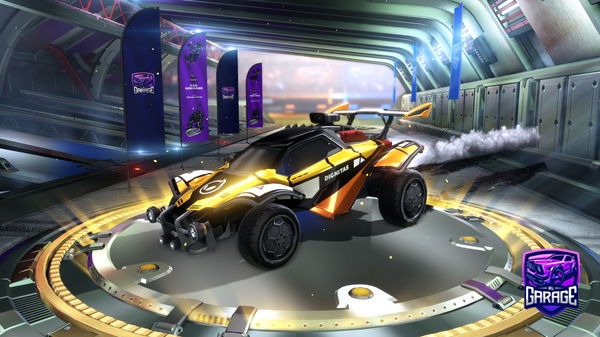 A Rocket League car design from CosmicViking92