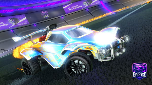 A Rocket League car design from jimmysayswhat