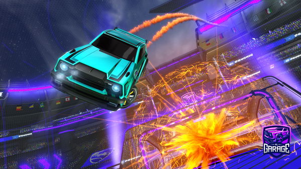 A Rocket League car design from nrgamer