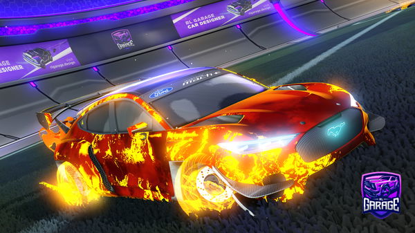 A Rocket League car design from xPrExYx