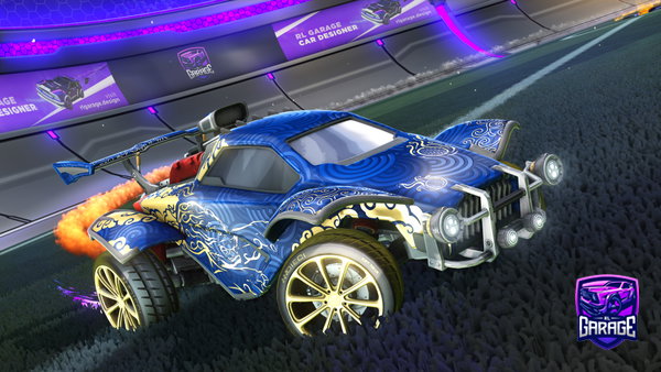 A Rocket League car design from Yoda342576