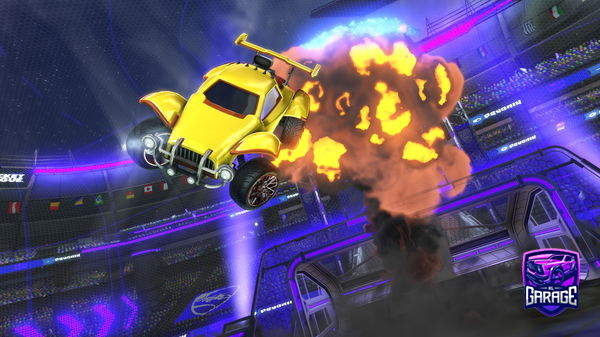 A Rocket League car design from Hippolytejvjg