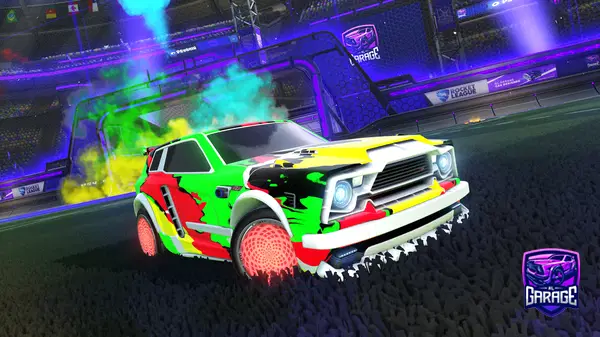 A Rocket League car design from jiantjuicegaming