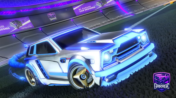 A Rocket League car design from WildGrayWolf