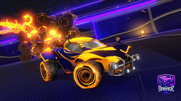 A Rocket League car design from bansai