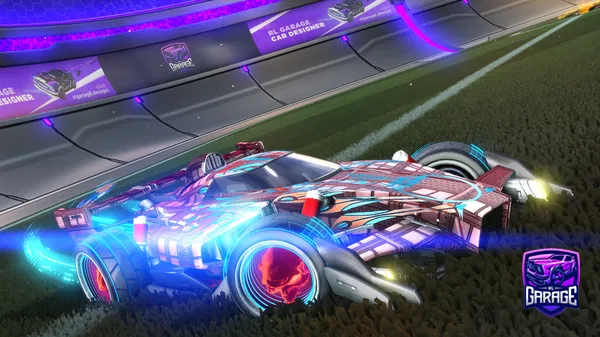 A Rocket League car design from Treble