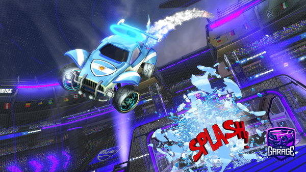A Rocket League car design from LionDeniz