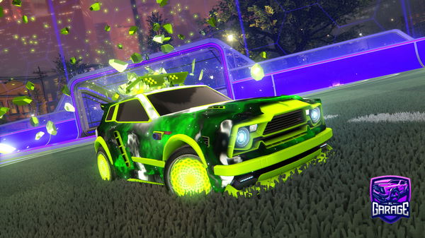 A Rocket League car design from Jdastoney