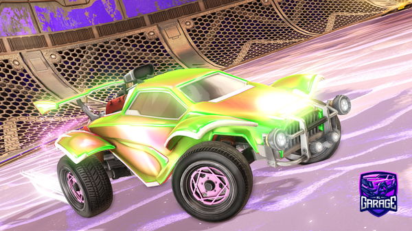 A Rocket League car design from fadedgrey