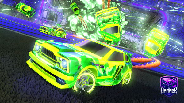 A Rocket League car design from Casparexe