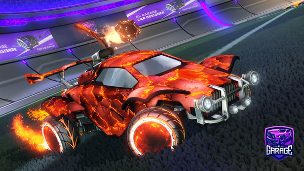 A Rocket League car design from Gengar0506