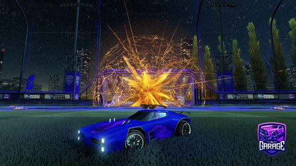 A Rocket League car design from RETRO-95