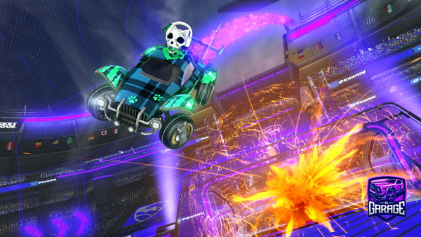A Rocket League car design from rkovuri