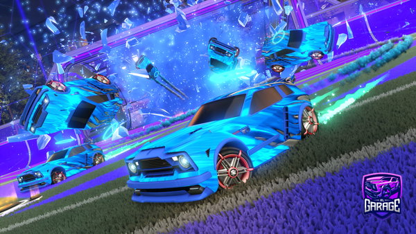 A Rocket League car design from theflyinghog
