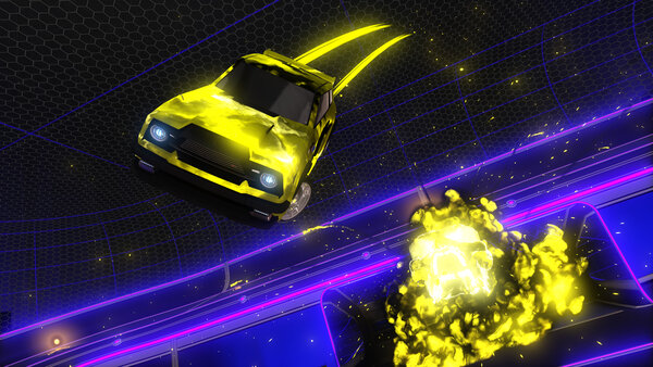 A Rocket League car design from Ghostsword11