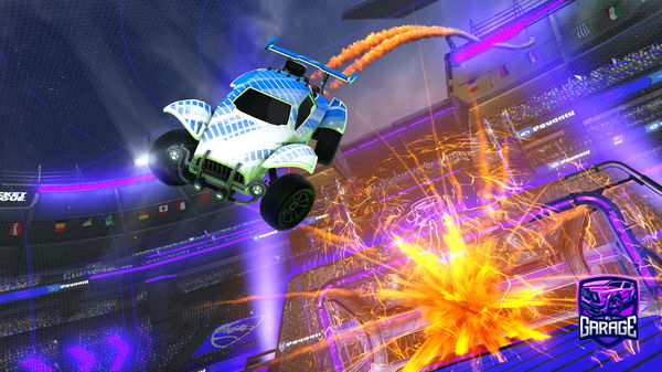 A Rocket League car design from MazePlays101