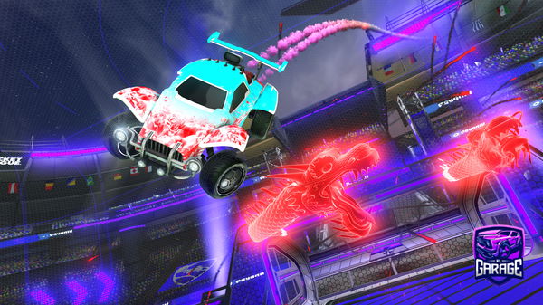 A Rocket League car design from superaxisz