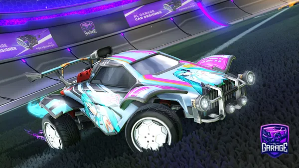 A Rocket League car design from 8goCrayzee