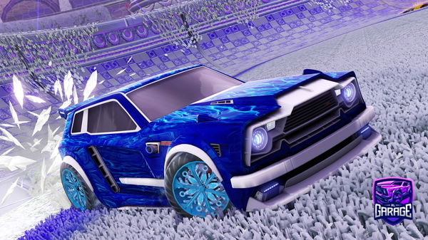 A Rocket League car design from FLOBBYTHESALTY