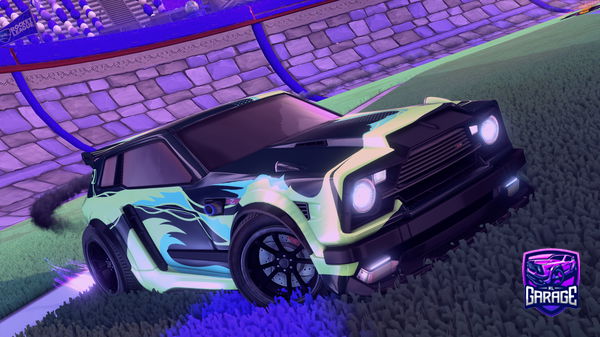 A Rocket League car design from cldrx