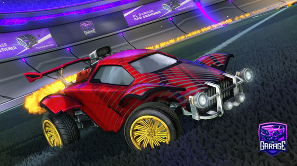 A Rocket League car design from xbxcontroller