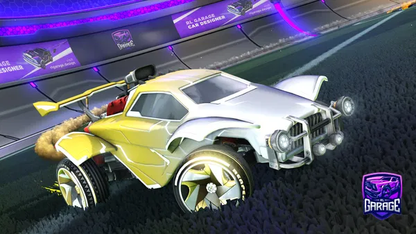 A Rocket League car design from Cosplash