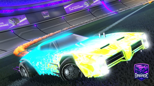 A Rocket League car design from OCTANEBESTCAR0002