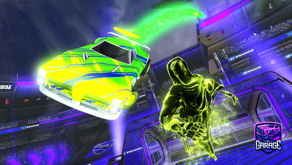 A Rocket League car design from Thomassssso