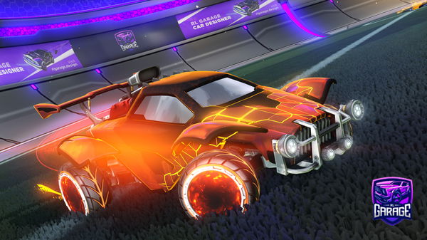 A Rocket League car design from slowthyg