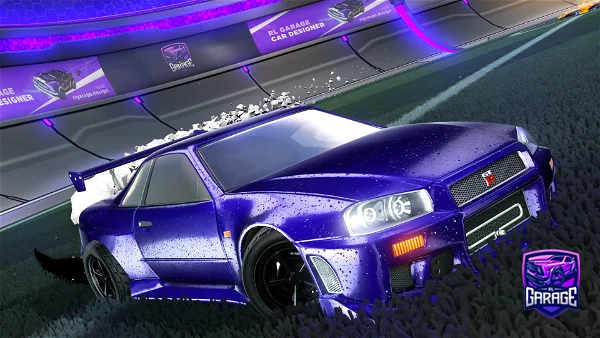 A Rocket League car design from OoARTICULATEoO
