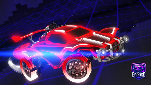 A Rocket League car design from IQR