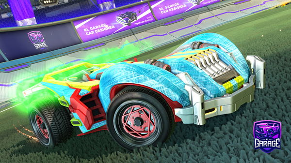 A Rocket League car design from Zenfir