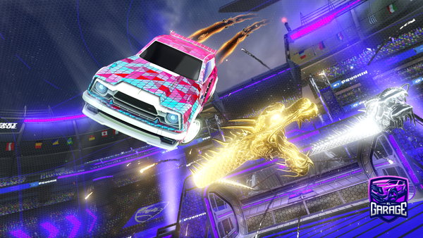 A Rocket League car design from OBROWEN