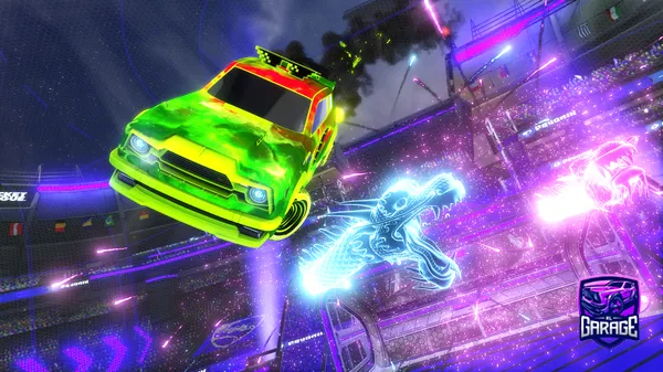 A Rocket League car design from Yeyo19XDyt