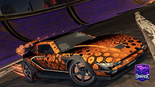 A Rocket League car design from -Mouni-