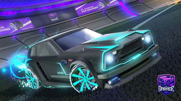 A Rocket League car design from xprm