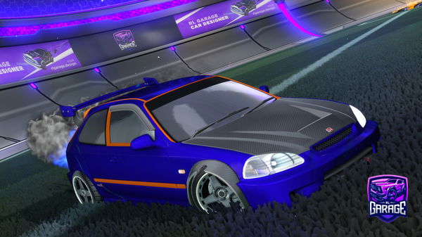 A Rocket League car design from Kulob