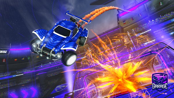 A Rocket League car design from Ironblast