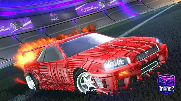 A Rocket League car design from Froggy2013_