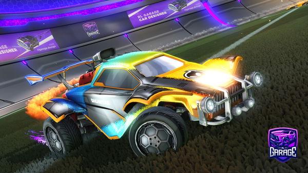 A Rocket League car design from KoiKing7