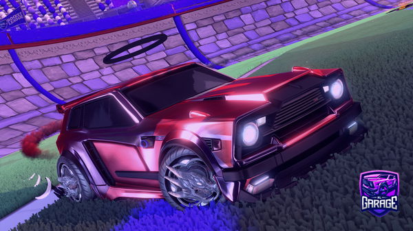 A Rocket League car design from bloodthirstrl