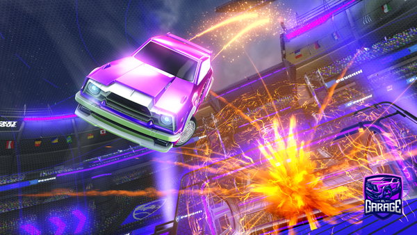 A Rocket League car design from sandstorm777