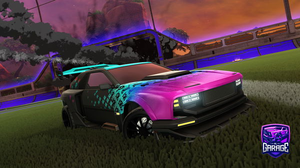 A Rocket League car design from Mustang_1500