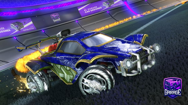 A Rocket League car design from FloGrown352