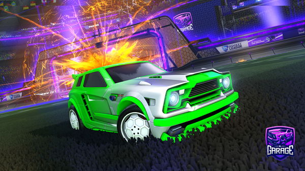 A Rocket League car design from Spitze-Kreis