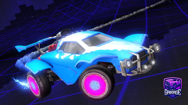 A Rocket League car design from mebeking